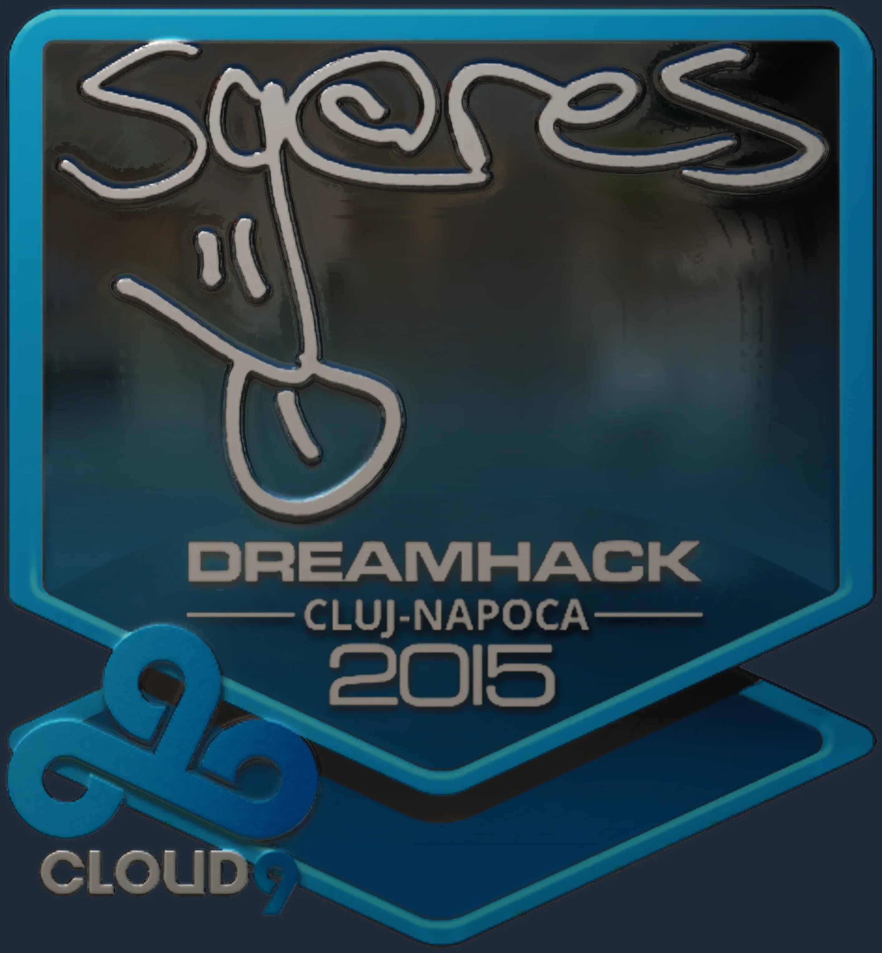 Sticker | seang@res (Foil) | Cluj-Napoca 2015